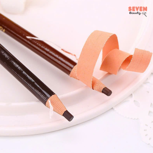 Chì Kẻ Mày Seven Beauty [Y2] Màu Đen Tự Nhiên, Đầu Mảnh, Lâu Trôi